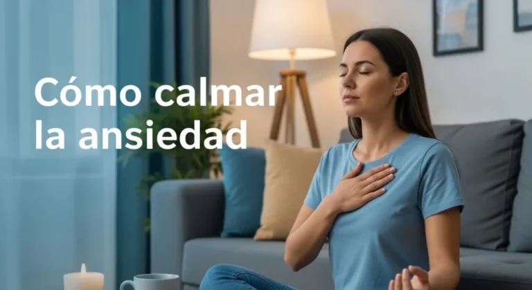 como calmar la ansiedad